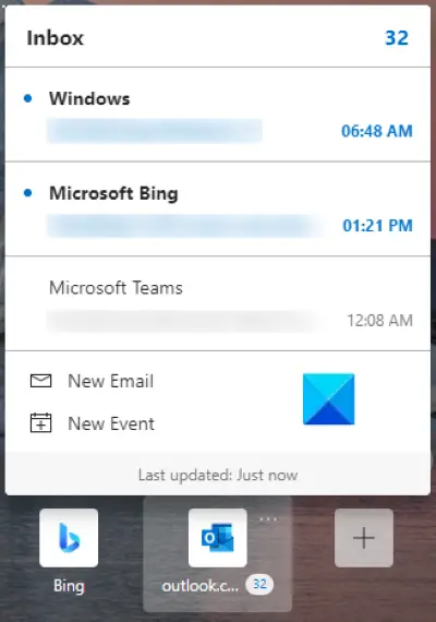 add Outlook Smart Tile to Edge 4