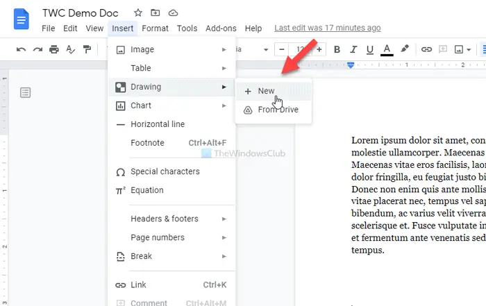 How to add handwritten signature in Google Docs using image