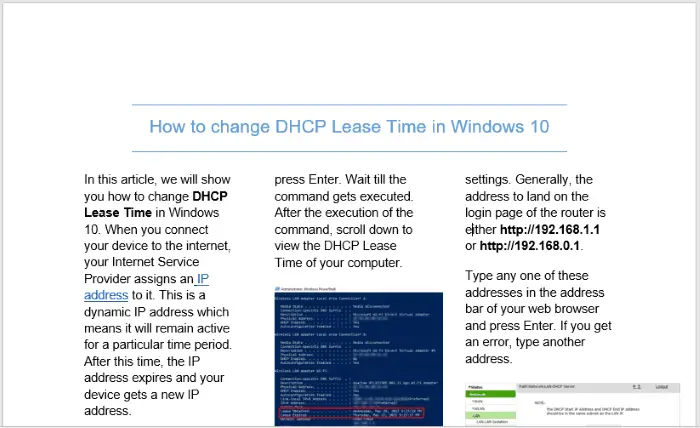 How to create Newspaper-style columns in Word