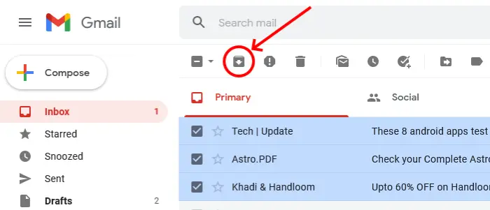 What is Gmail archive and how to use it  - 3