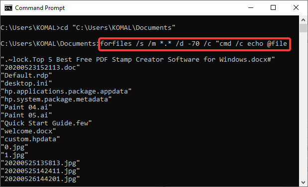 compare folders in using command prompt compare folders in using command prompt