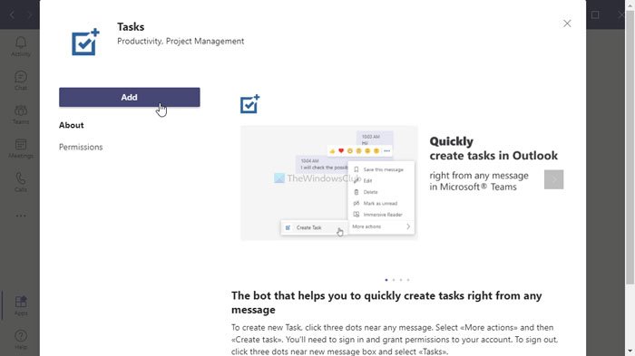 How to convert Microsoft Teams messages to Microsoft To Do tasks