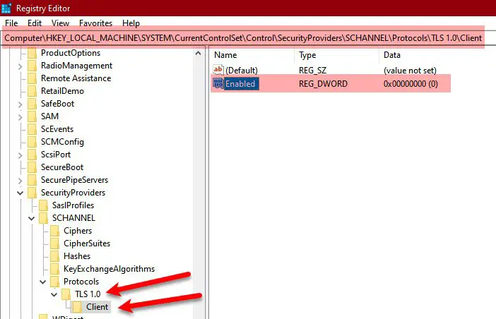 Tls enable. Редактор реестра Windows 11. TLS 1.0. HKEY_local_Machine\System\CURRENTCONTROLSET\Control\SECURITYPROVIDERS\Schannel\Protocols. TLS 1.0 Windows 10.