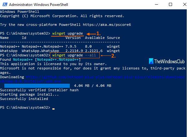 How To Update All Installed Programs At Once Using WINGET