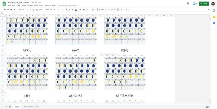 Best Google Sheets and Excel Online calendar templates