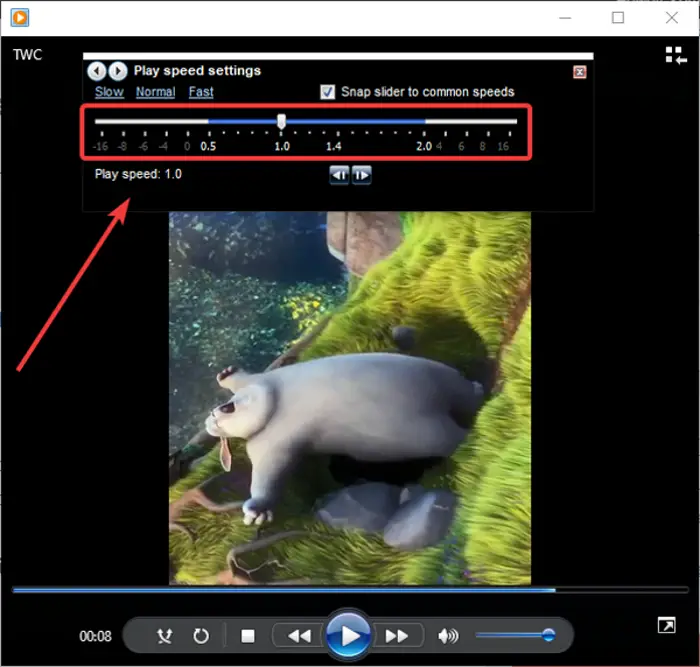 How to Change Video Playback Speed in Windows Media Player