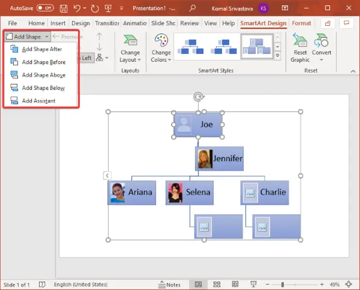 Org Chart Powerpoint 2007