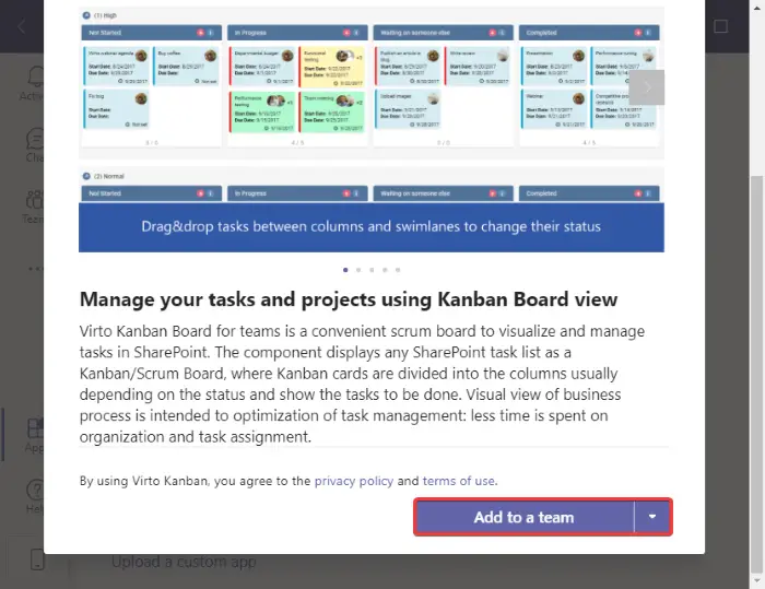 How to create a Kanban Board in Microsoft Teams