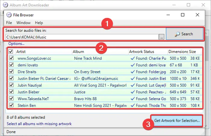 how to add artwork to itunes windows