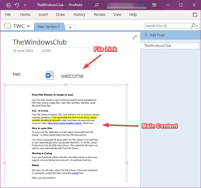 How to Insert a Word Document into OneNote Notes