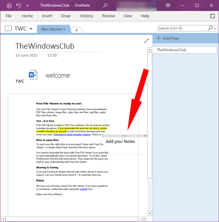 How To Insert A Word Document Into Onenote Notes