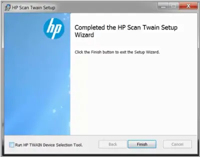 install TWAIN driver HP Windows 10