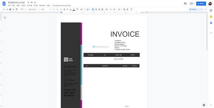 Best Invoice Templates for Google Docs for Freelancers and Small Businesses