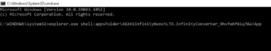 how to open microsoft store apps from command prompt