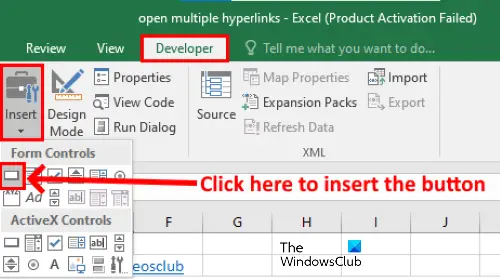 open multiple links from excel 3