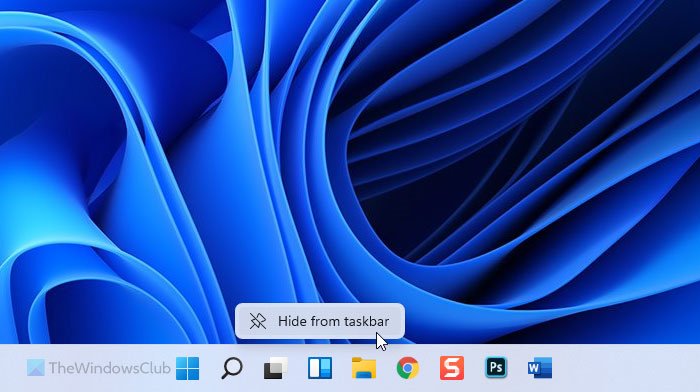 How to remove or disable Widgets on the Taskbar on Windows 11