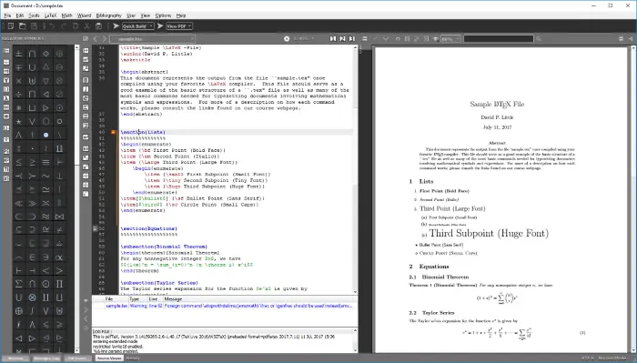 LaTeX Editors for Windows 10