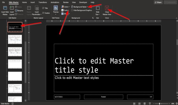 How to use Slide Master in PowerPoint