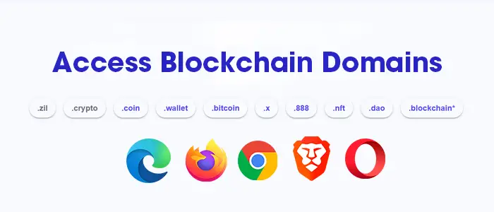 Access Blockchain Domains on Various browsers
