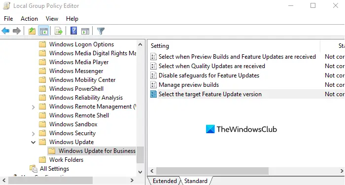 Block the Windows 11 using Group Policy Editor