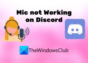 Fix Discord Mic Not Working in Windows 11/10