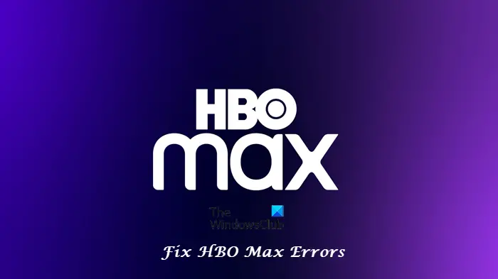 Fix HBO Max Error