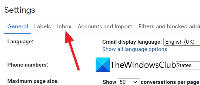 How to remove Top Picks from Gmail Desktop