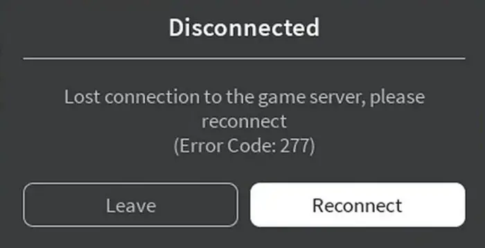spur is there Skeptical Fix Roblox error code 277 and 901 on PC or Xbox One
