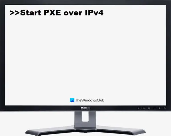 Запустить PXE через IPv4