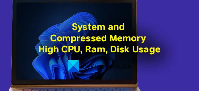 System and Compressed Memory High CPU, Ram, Disk Usage