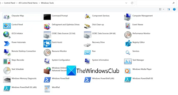 Windows Tools