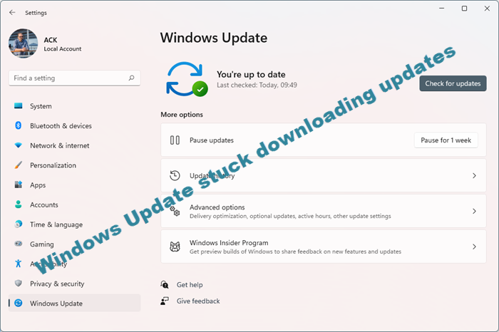 Windows Update Stuck Downloading Updates In Windows 11 10