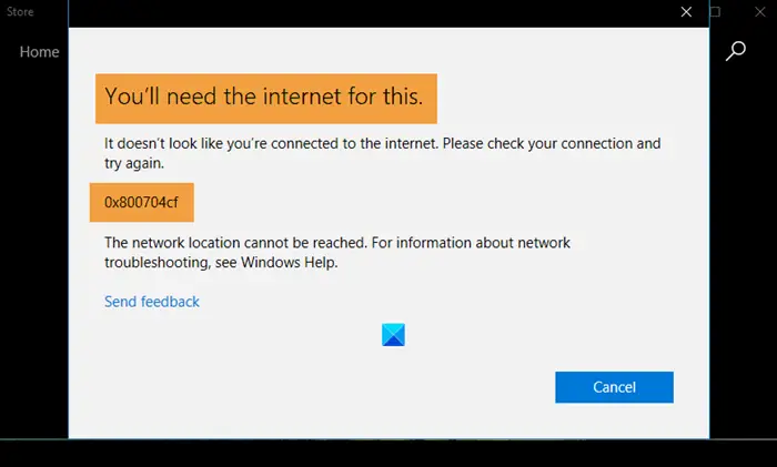 Fix: Error code 0x800704cf on Windows 10 Step-by-Step Guide