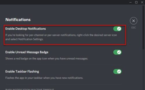 how to turn off discord notifications sound windows 11