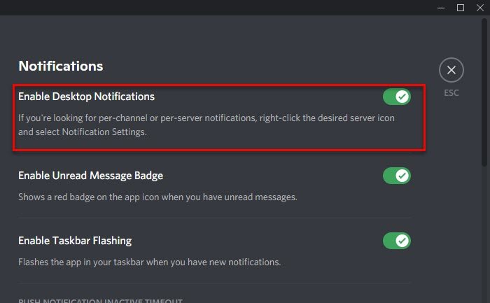 Fix Discord Notifications not Working on Windows 10