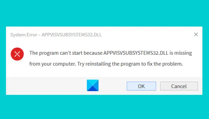fix office AppVIsvSubsystems32.dll error