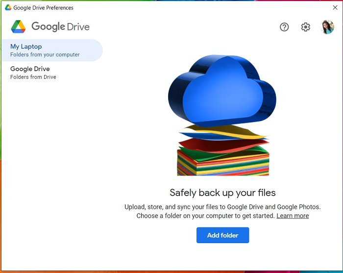 google sync and backup add computer