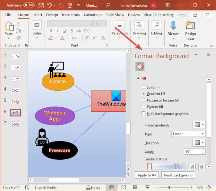 How to make a Mind Map in Microsoft PowerPoint