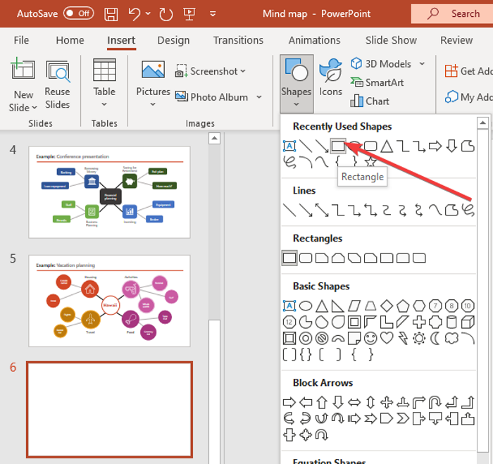 How to make a Mind Map in Microsoft PowerPoint