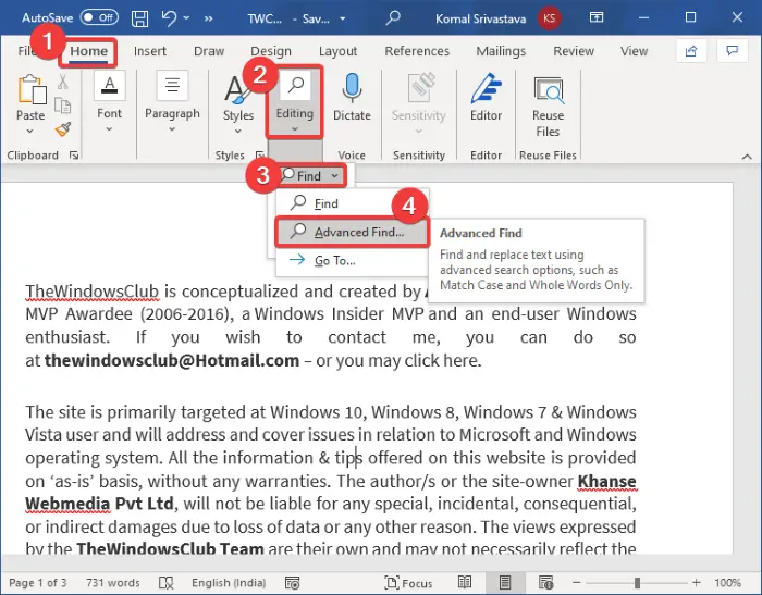 how to copy and paste word document into email