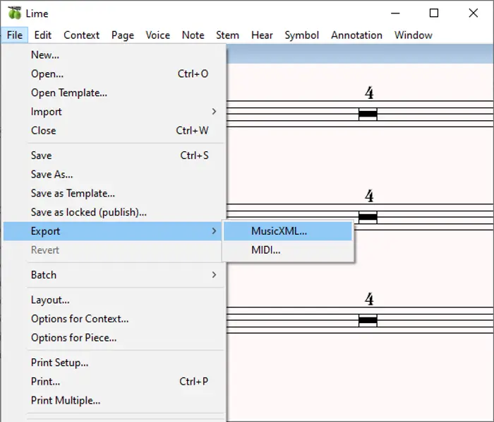 convert MIDI to MusicXML