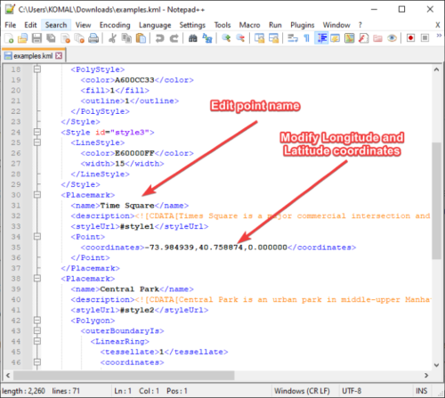 How to use notepad++ on text files - fingerfte