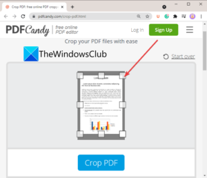 How to crop PDF Pages in Windows 11 using online tool or free software