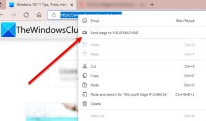 How to Sent Tabs to other devices with Microsoft Edge