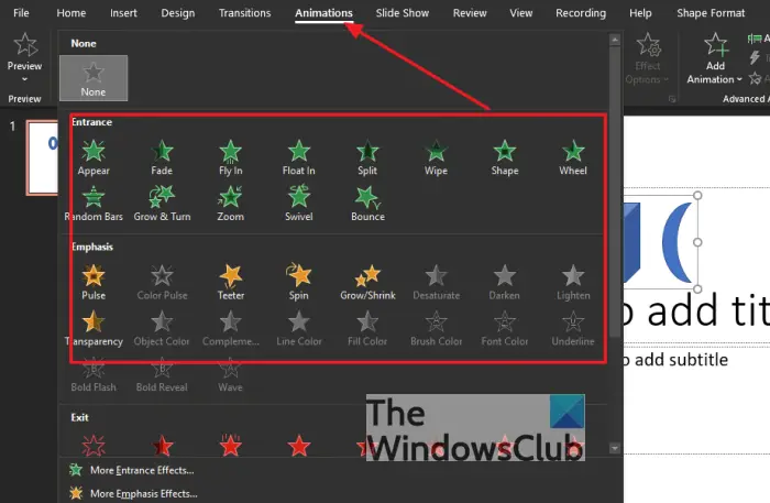 How to Group and Animate Objects in PowerPoint