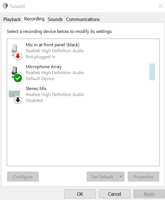 Fix Microphone not plugged in Windows 11/10