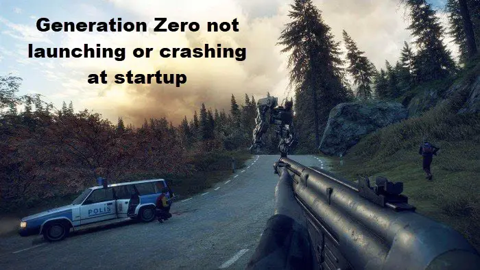 Generation Zero not launching or crashing at startup