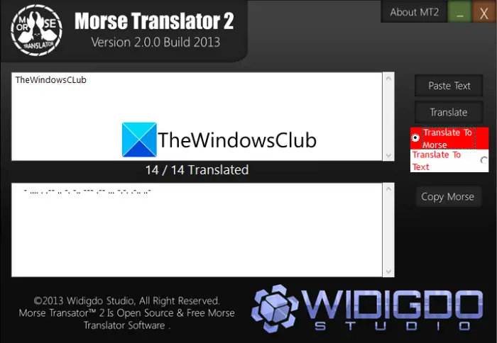 Morse code translator