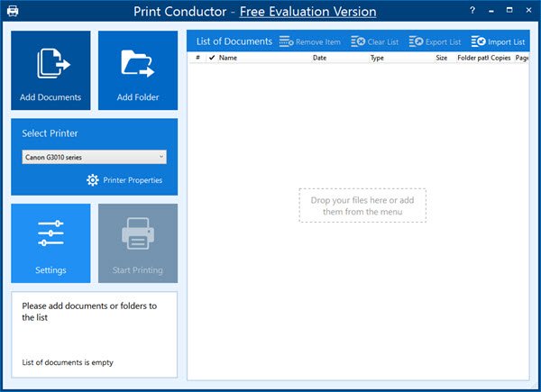 Automated printing