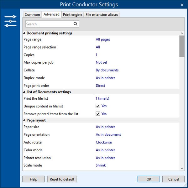 Automated printing